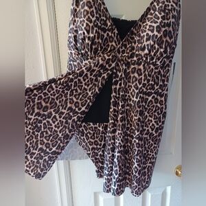 NWT Nicole Miller One-piece Swim Dress 3x